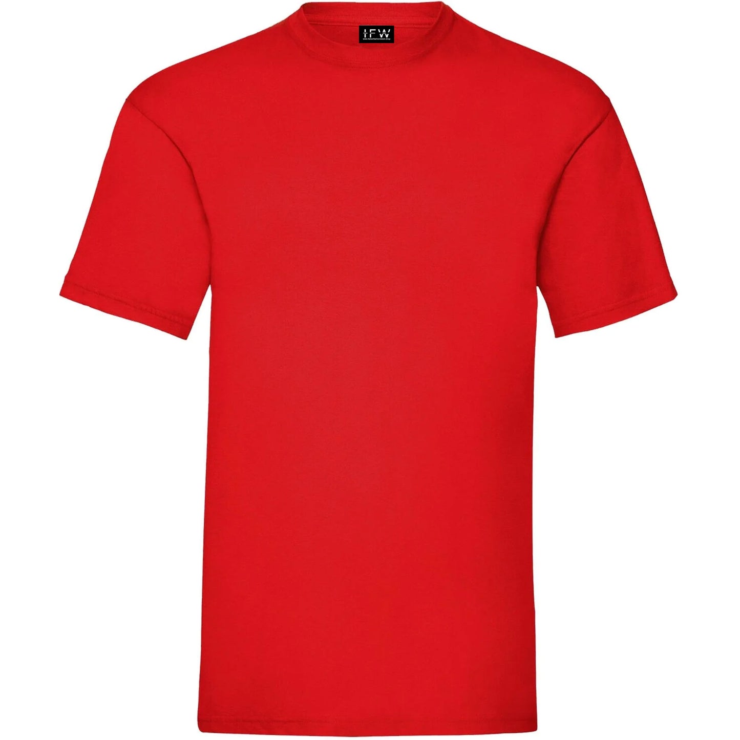 Men’s & Women’s 100% Cotton T-Shirt – Plain Short Sleeve Casual Wear