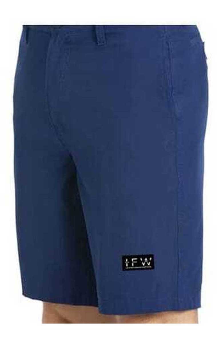 Men’s Woven Terry Quick-Dry Hybrid Stretch Navy Short