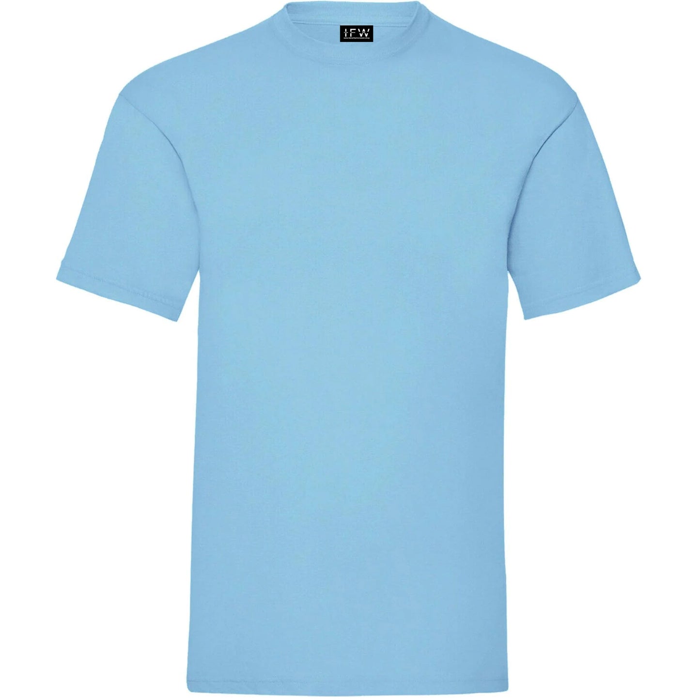 Men’s & Women’s 100% Cotton T-Shirt – Plain Short Sleeve Casual Wear