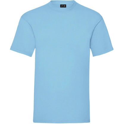 Men’s & Women’s 100% Cotton T-Shirt – Plain Short Sleeve Casual Wear