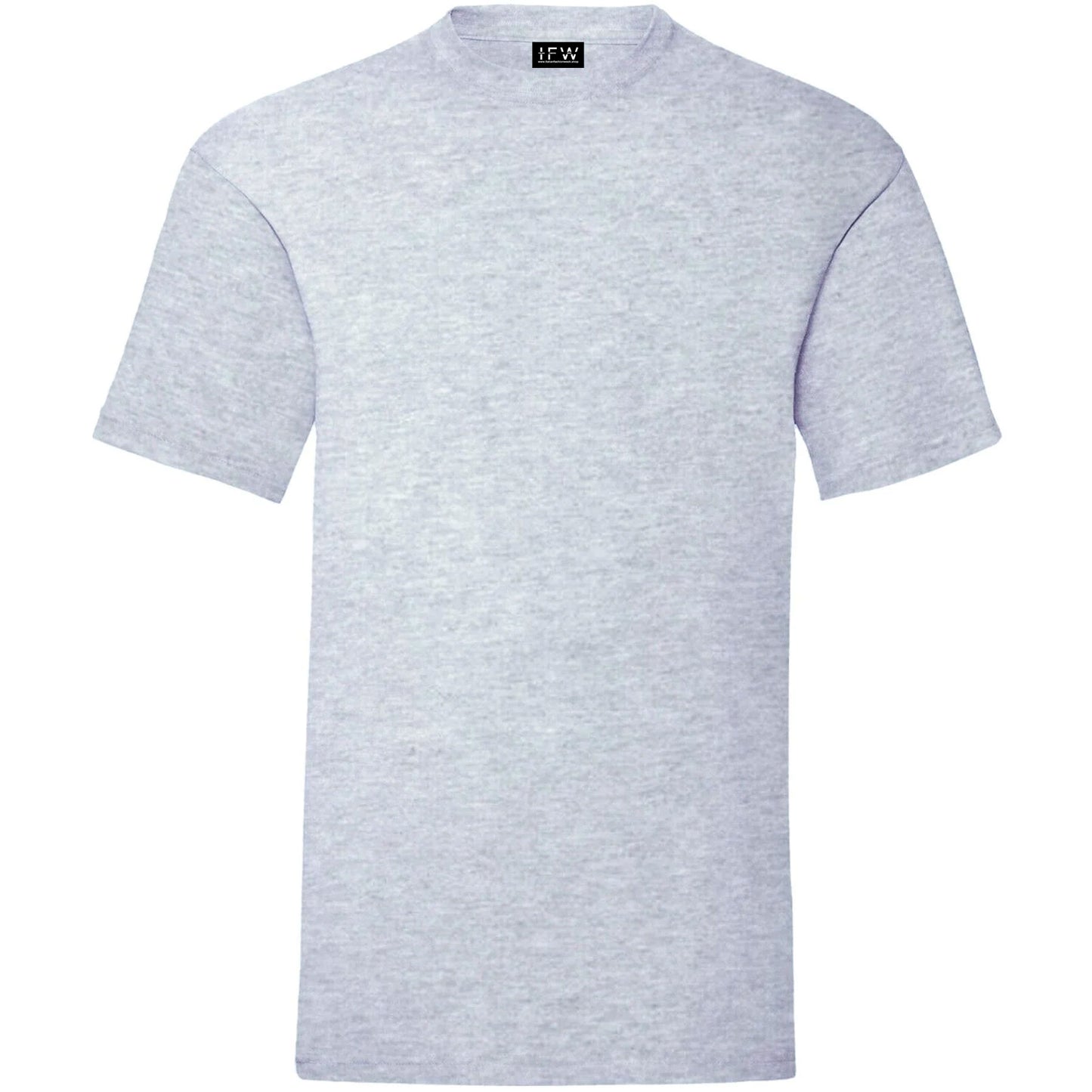 Men’s & Women’s 100% Cotton T-Shirt – Plain Short Sleeve Casual Wear