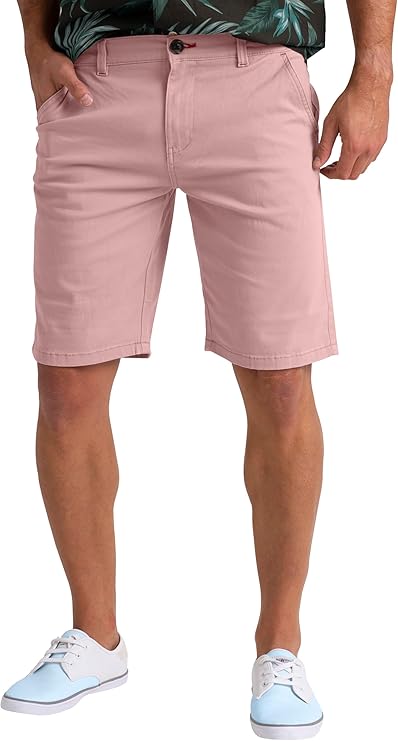 Men’s Stretch Cotton Chino Shorts – Summer Casual Half Pants, Lightweight Cargo Combat Style