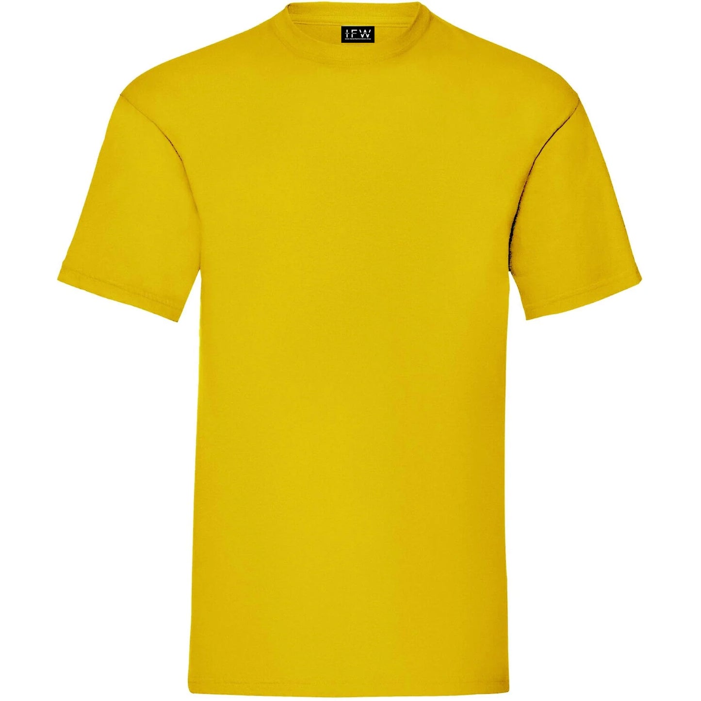 Men’s & Women’s 100% Cotton T-Shirt – Plain Short Sleeve Casual Wear