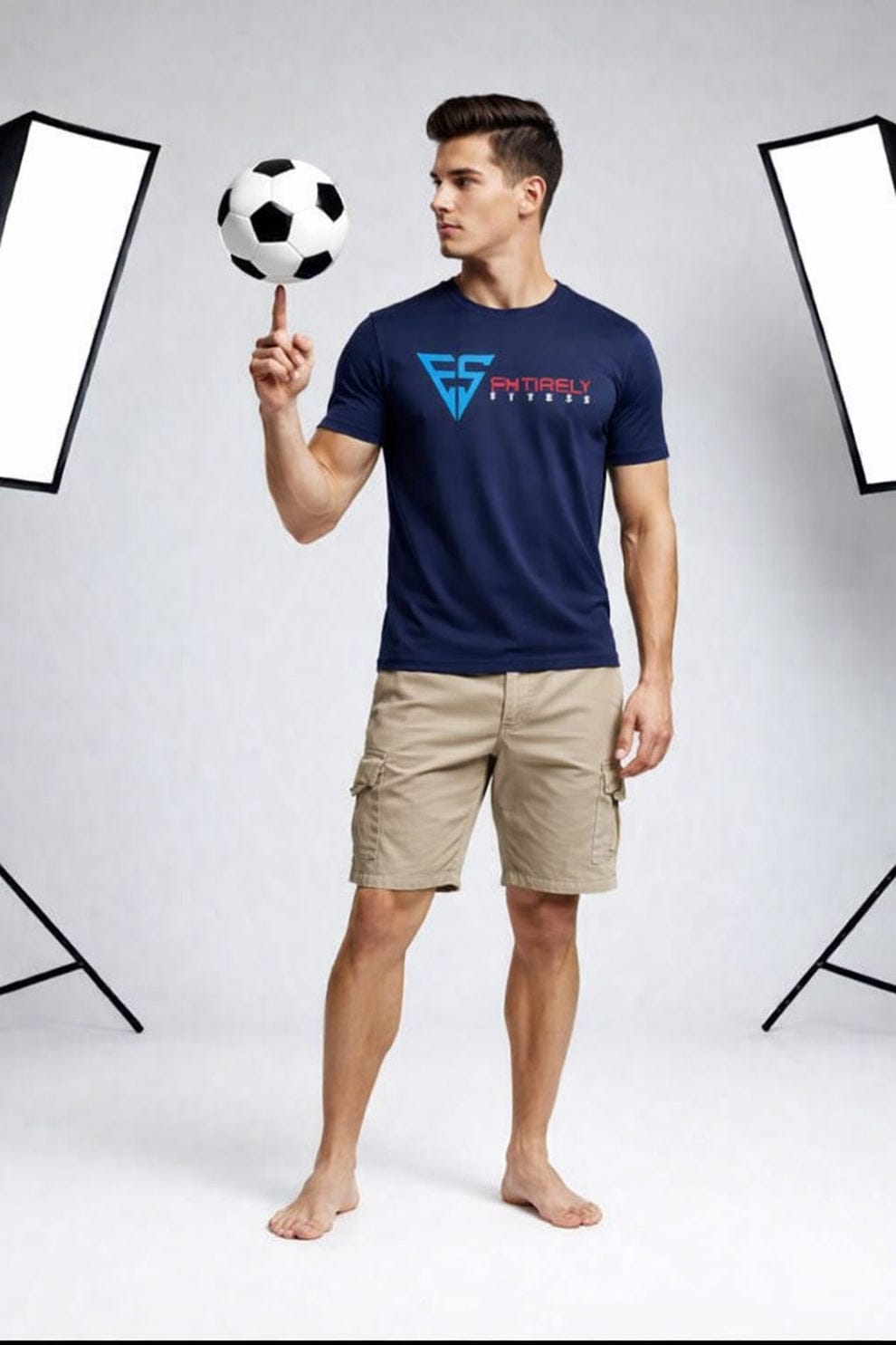 Men’s Elasticated Waist Light weight Cargo Combat Multi Pocket Shorts