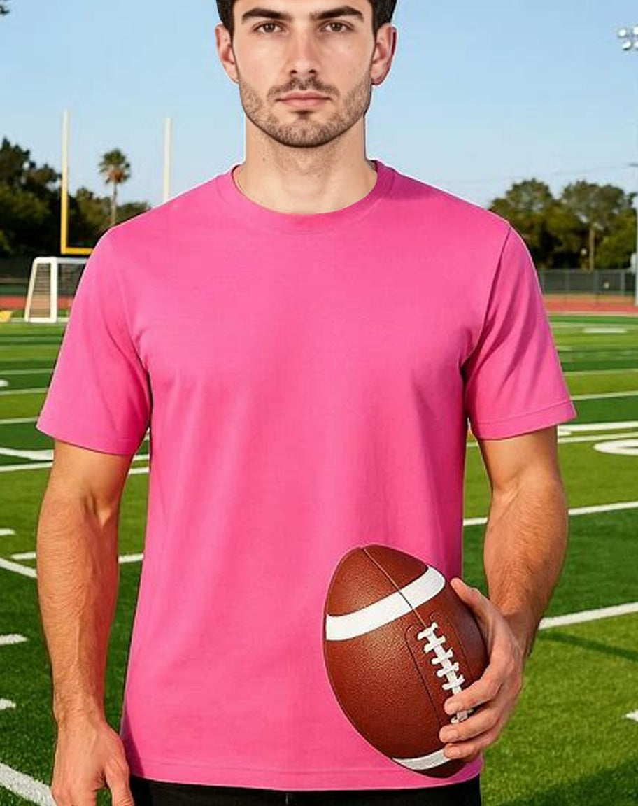 Men’s & Women’s 100% Cotton T-Shirt – Plain Short Sleeve Casual Wear