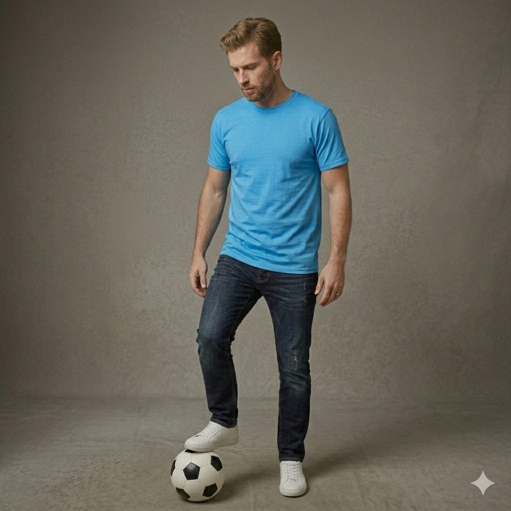 Men’s & Women’s 100% Cotton T-Shirt – Plain Short Sleeve Casual Wear