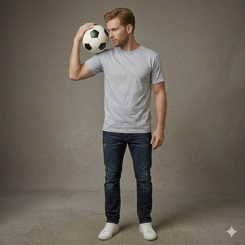 Men’s & Women’s 100% Cotton T-Shirt – Plain Short Sleeve Casual Wear