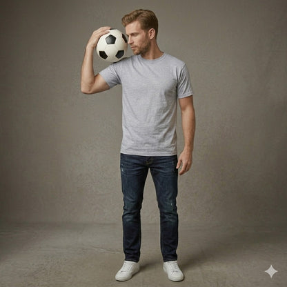 Men’s & Women’s 100% Cotton T-Shirt – Plain Short Sleeve Casual Wear