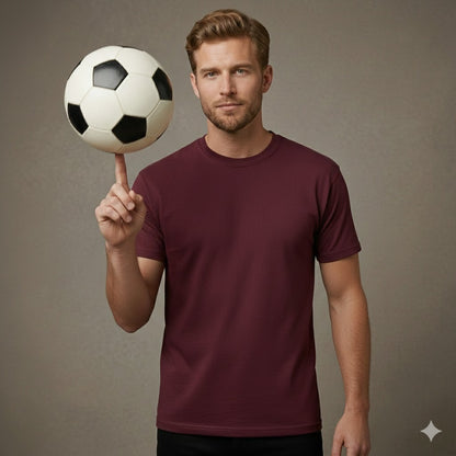 Men’s & Women’s 100% Cotton T-Shirt – Plain Short Sleeve Casual Wear