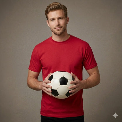 Men’s & Women’s 100% Cotton T-Shirt – Plain Short Sleeve Casual Wear