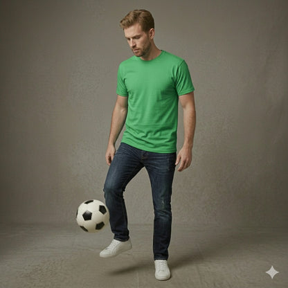 Men’s & Women’s 100% Cotton T-Shirt – Plain Short Sleeve Casual Wear