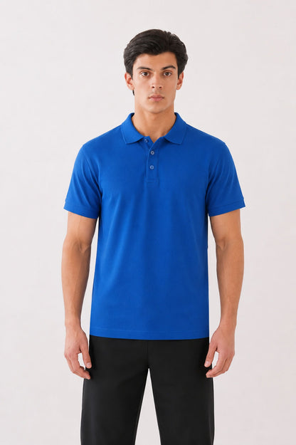 Men’s Premium Piqué Polo Shirt – Short Sleeve Regular Fit Work & Casual Top