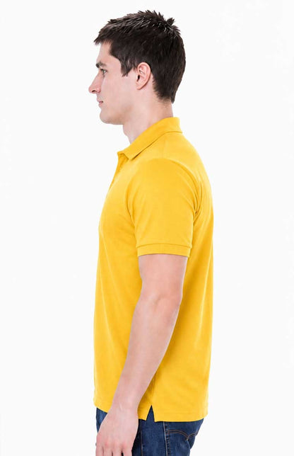 Yellow Polo Shirt – Comfortable Regular Fit Cotton Polo