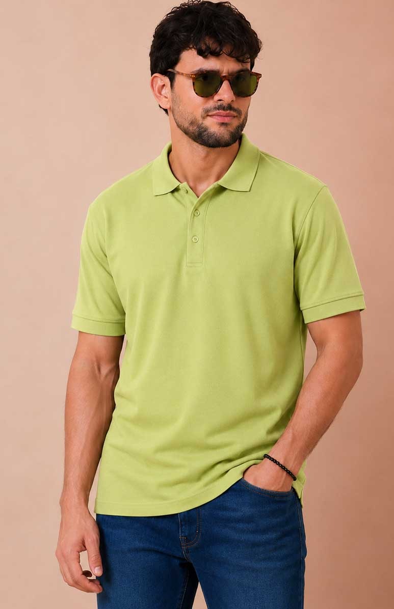 Men’s Premium Piqué Polo Shirt – Short Sleeve Regular Fit Work & Casual Top