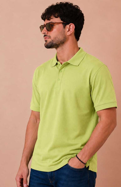 Men’s Premium Piqué Polo Shirt – Short Sleeve Regular Fit Work & Casual Top