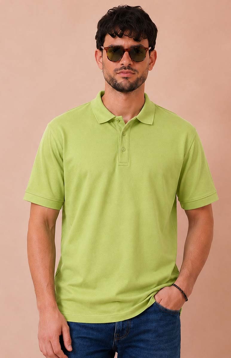 Men’s Premium Piqué Polo Shirt – Short Sleeve Regular Fit Work & Casual Top