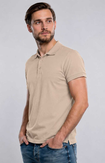Men’s Short Sleeve Polo Shirt – Plain Piqué Golf, Work & Casual Top