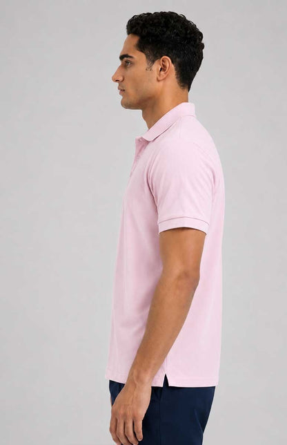 Men’s Short Sleeve Polo Shirt – Plain Piqué Golf, Work & Casual Top