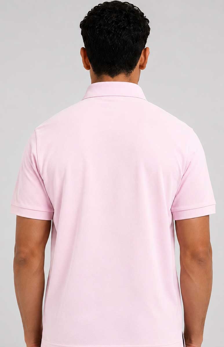 Men’s Short Sleeve Polo Shirt – Plain Piqué Golf, Work & Casual Top