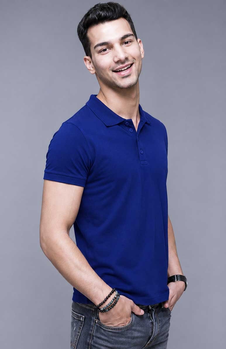 Men’s Short Sleeve Polo Shirt – Plain Piqué Golf, Work & Casual Top