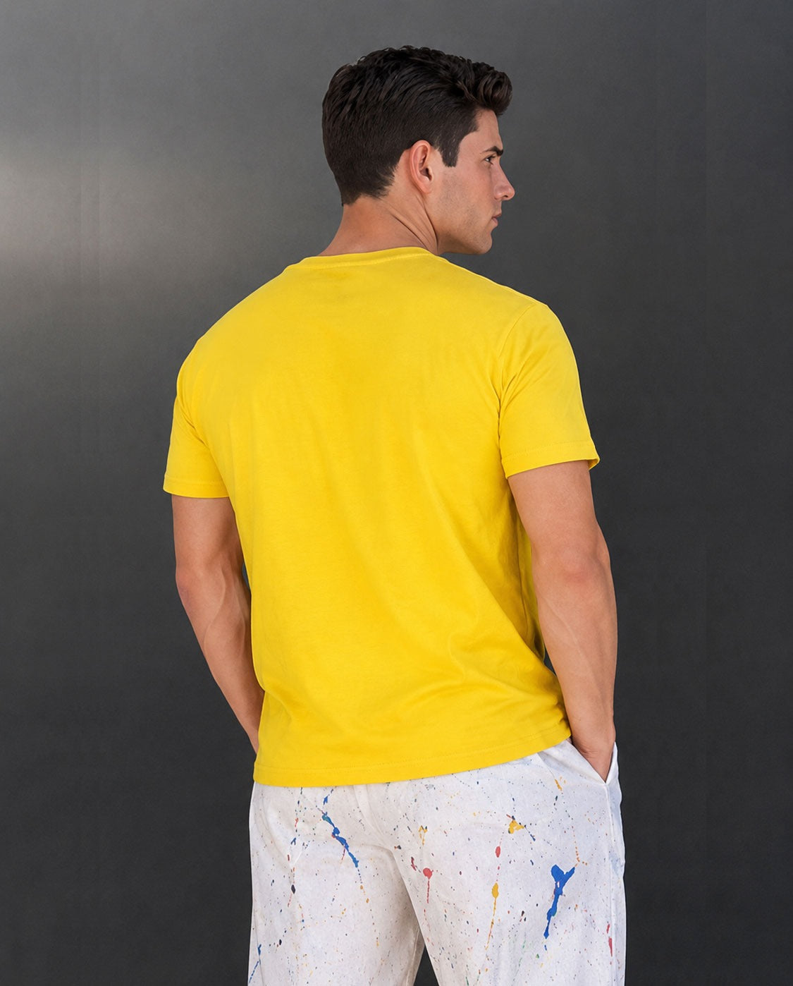 Premium Plain Cotton Yellow T-Shirt for Men & Women