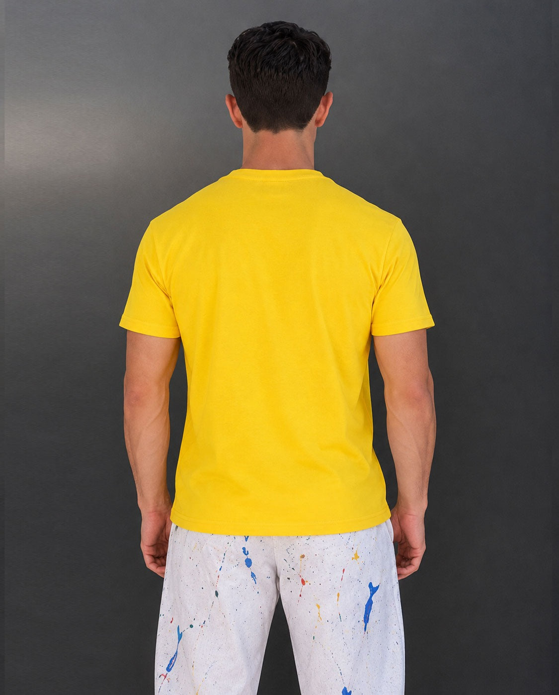 Premium Plain Cotton Yellow T-Shirt for Men & Women