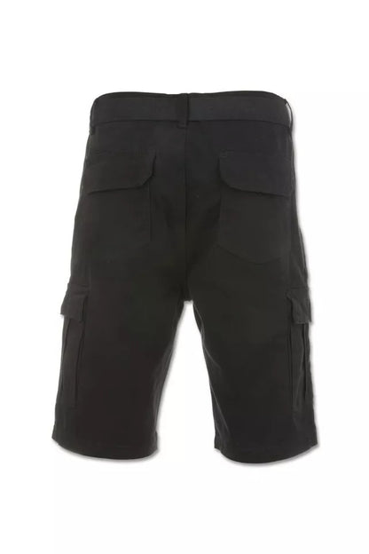 Men’s Stretch Cargo Shorts – Lightweight Cotton Twill Multi-Pocket Belted Casual Shorts