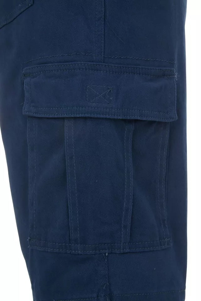 Men’s Stretch Cargo Shorts – Lightweight Cotton Twill Multi-Pocket Belted Casual Shorts