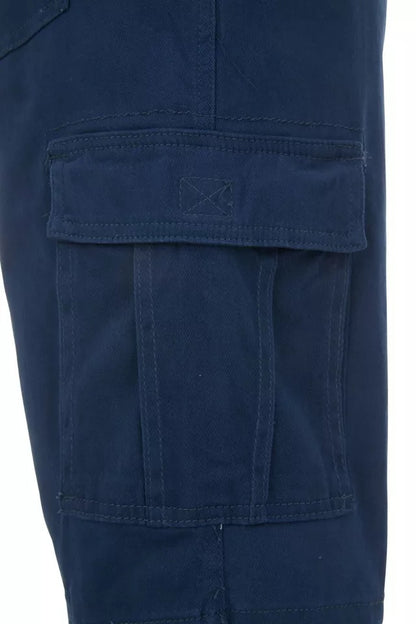 Men’s Stretch Cargo Shorts – Lightweight Cotton Twill Multi-Pocket Belted Casual Shorts