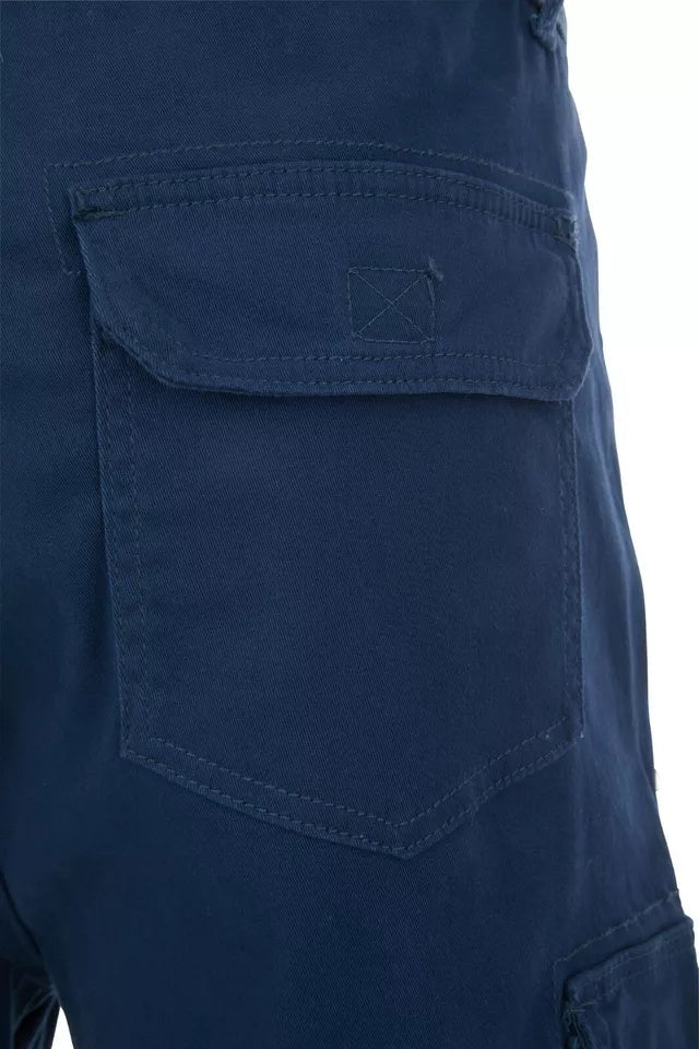 Men’s Stretch Cargo Shorts – Lightweight Cotton Twill Multi-Pocket Belted Casual Shorts