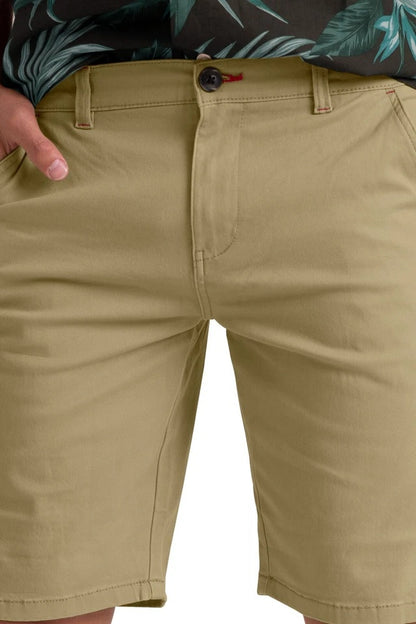 Men’s Stretch Cotton Chino Shorts – Summer Casual Half Pants, Lightweight Cargo Combat Style