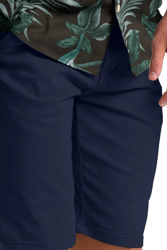 Men’s Stretch Cotton Chino Shorts – Summer Casual Half Pants, Lightweight Cargo Combat Style