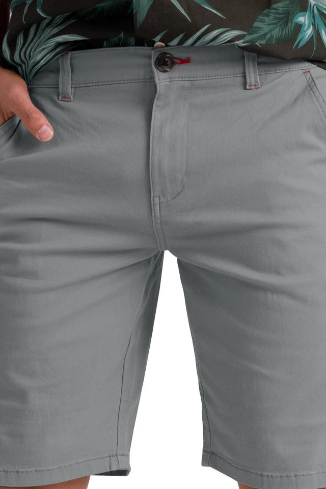 Men’s Stretch Cotton Chino Shorts – Summer Casual Half Pants, Lightweight Cargo Combat Style