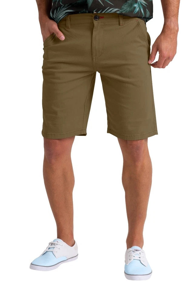 Men’s Stretch Cotton Chino Shorts – Summer Casual Half Pants, Lightweight Cargo Combat Style
