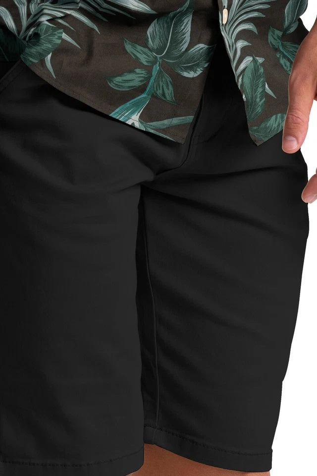 Men’s Stretch Cotton Chino Shorts – Summer Casual Half Pants, Lightweight Cargo Combat Style