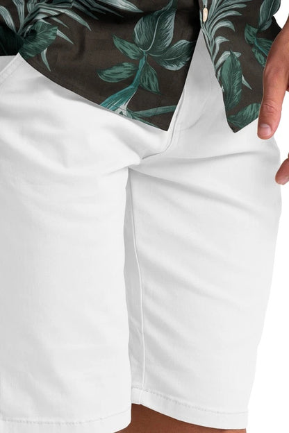 Men’s Stretch Cotton Chino Shorts – Summer Casual Half Pants, Lightweight Cargo Combat Style