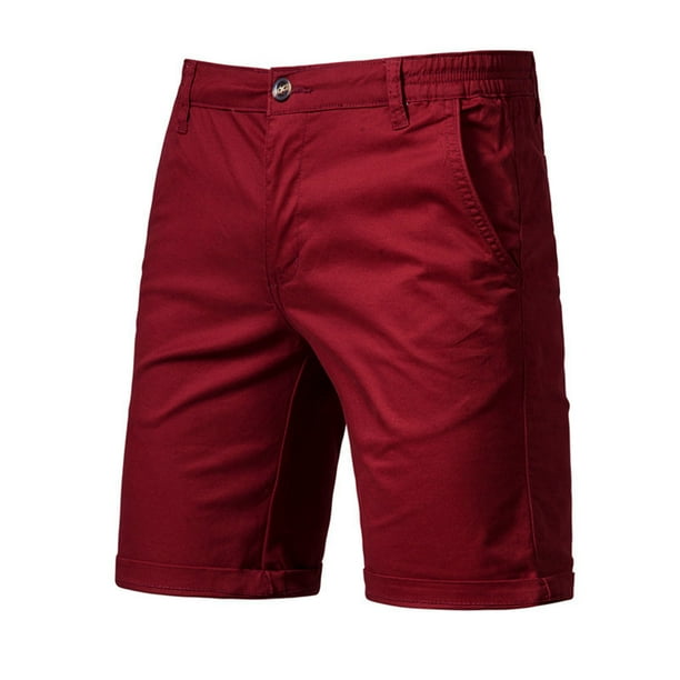 Men’s Stretch Cotton Chino Shorts – Summer Casual Half Pants, Lightweight Cargo Combat Style