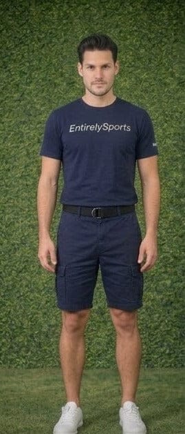 Men’s Lightweight Cotton Twill Multi Pocket Belted Shorts