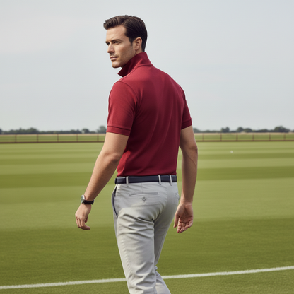 Men’s Premium Piqué Polo Shirt – Short Sleeve Regular Fit Work & Casual Top