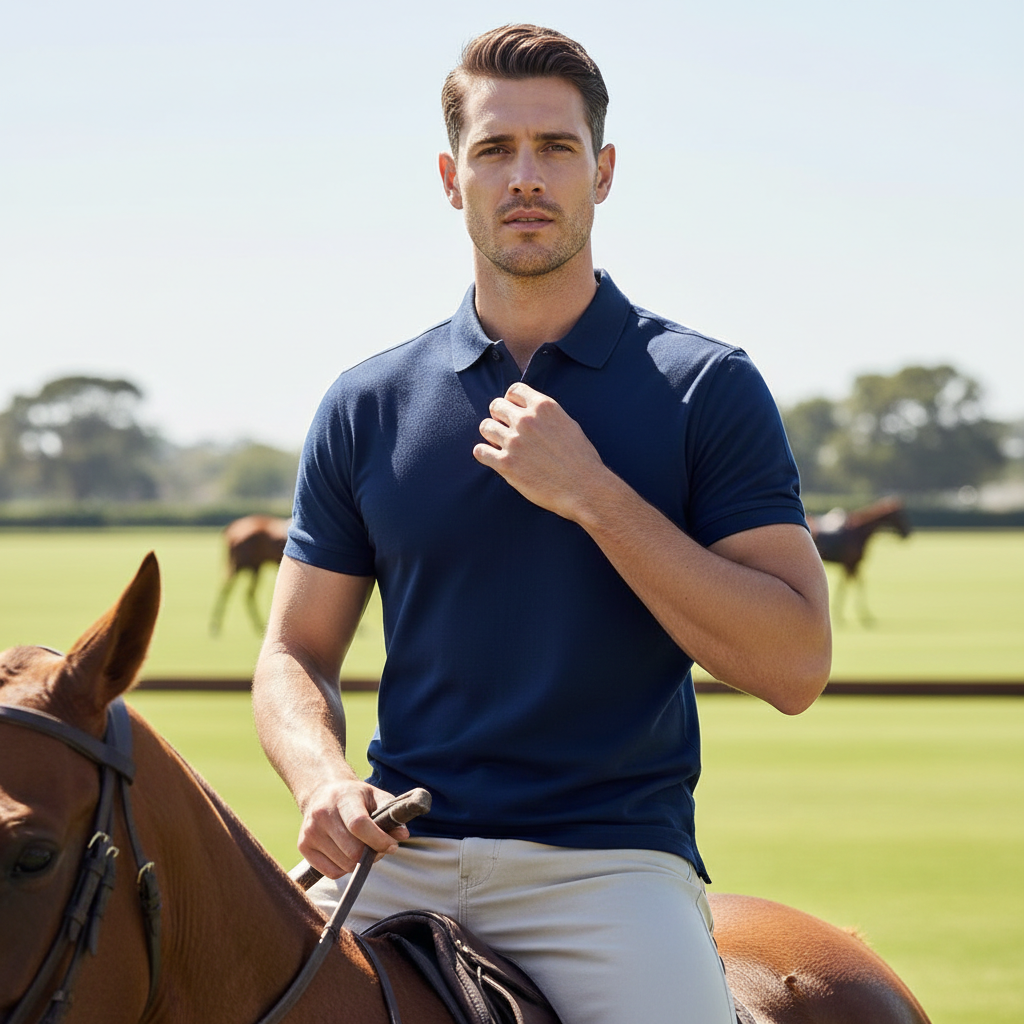 Men’s Short Sleeve Polo Shirt – Work & Casual Top