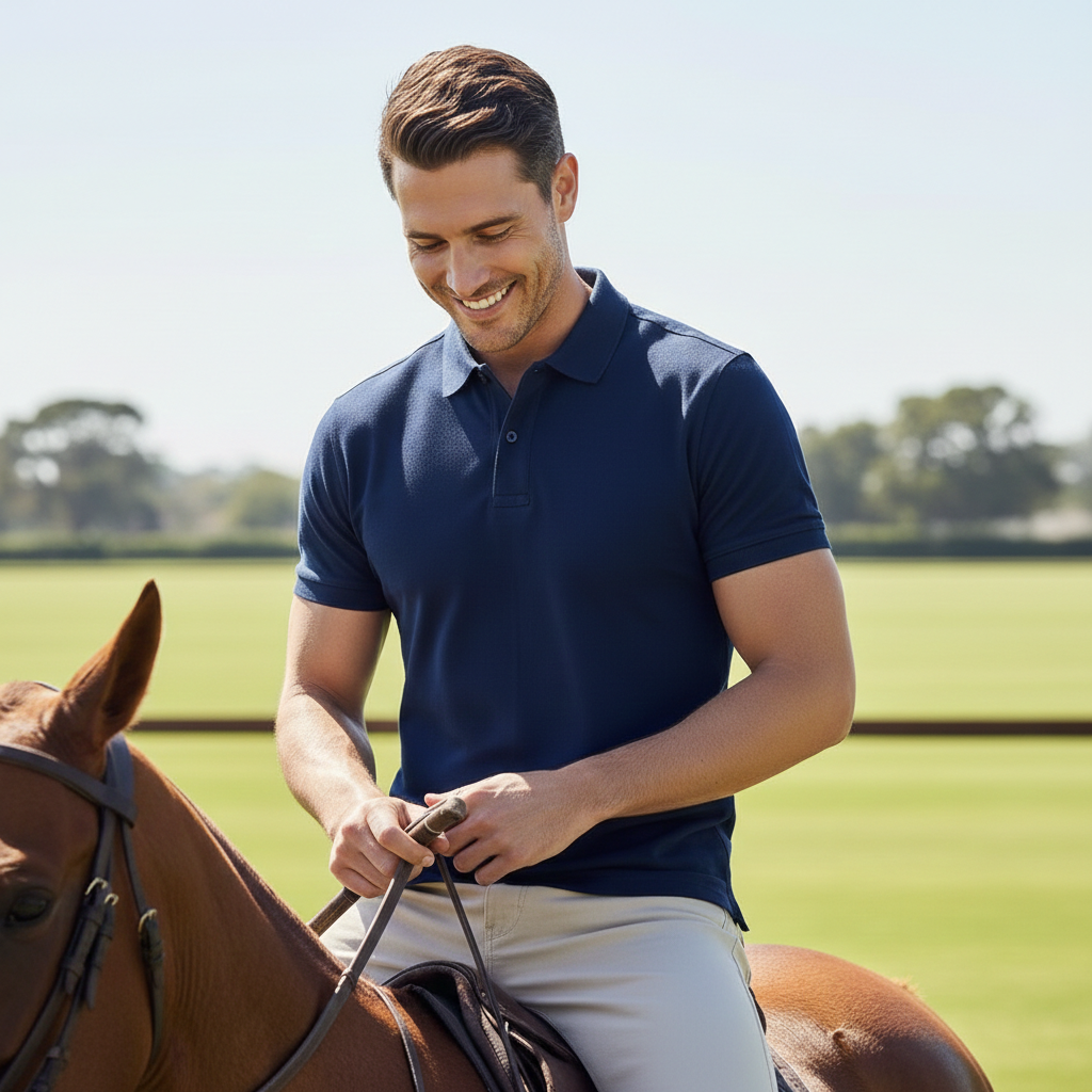 Men’s Short Sleeve Polo Shirt – Work & Casual Top