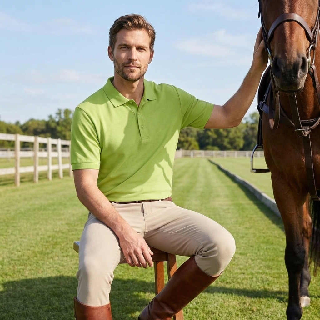 Men’s Short Sleeve Polo Shirt – Work & Casual Top