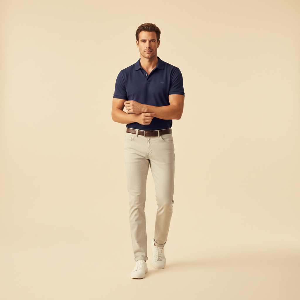 Men’s Classic 100% Cotton Piqué Polo Shirts