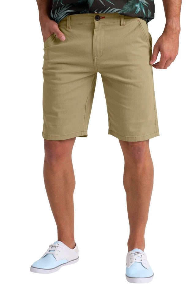 Men’s Stretch Cotton Chino Shorts – Lightweight Cargo Combat Half Pants
