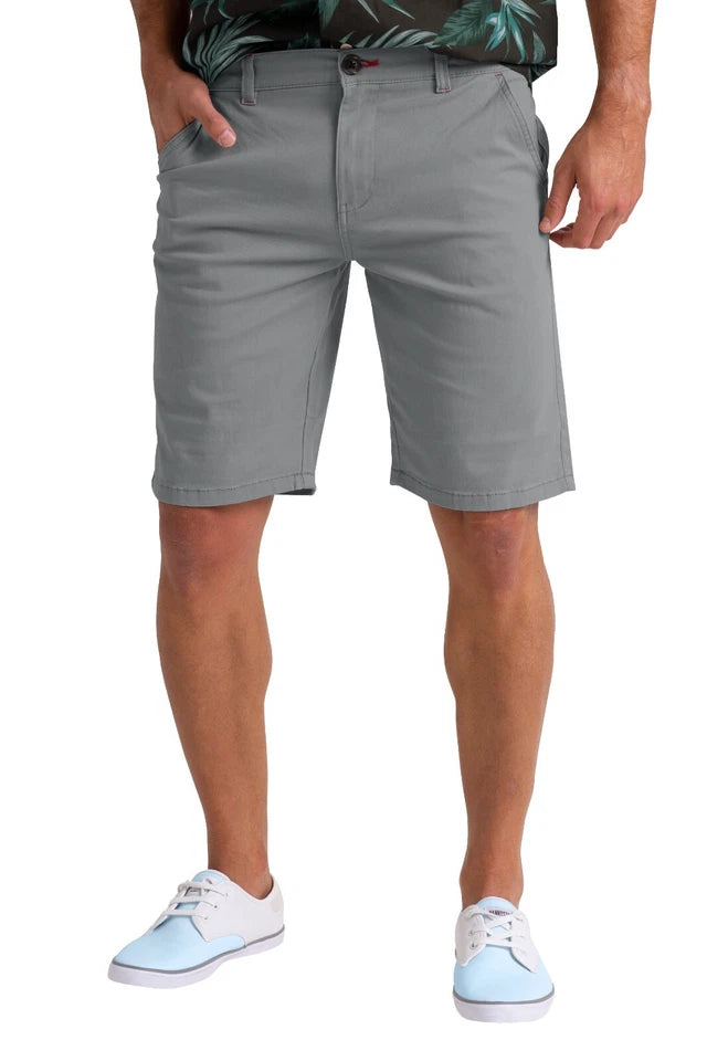 Men’s Stretch Cotton Chino Shorts – Lightweight Cargo Combat Half Pants