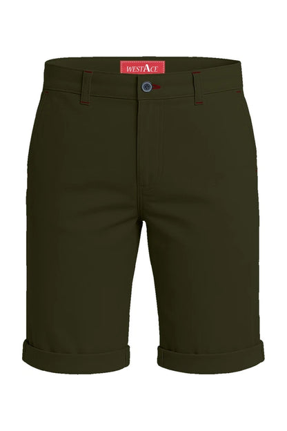 Men’s Stretch Cotton Chino Shorts – Lightweight Cargo Combat Half Pants