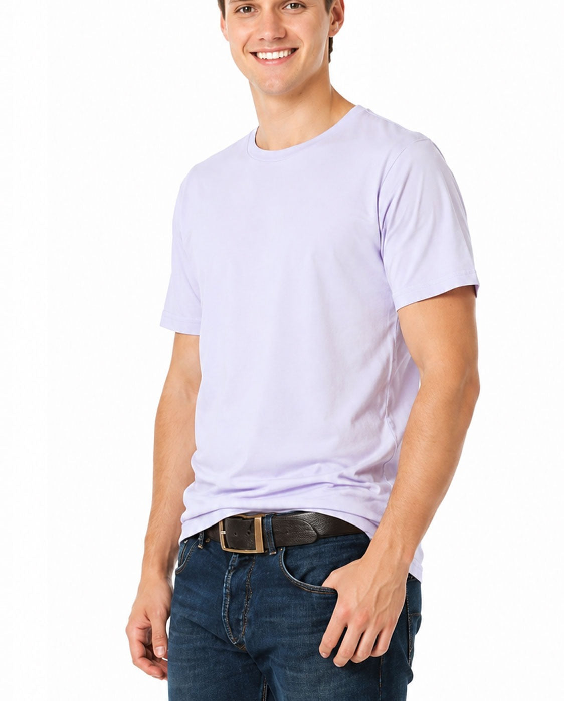 Men’s & Women’s Cotton T-Shirt – Plain Short Sleeve Casual Wear